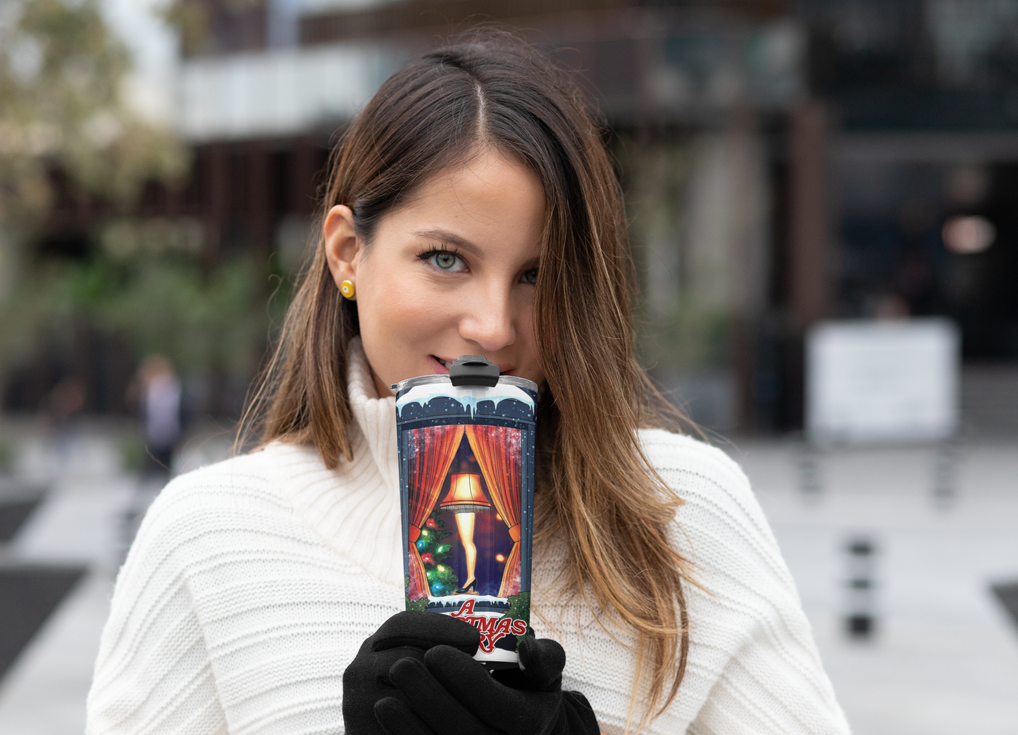 A Christmas Story Sublimation Tumbler Wrap. Cute and Funny xmas Movie